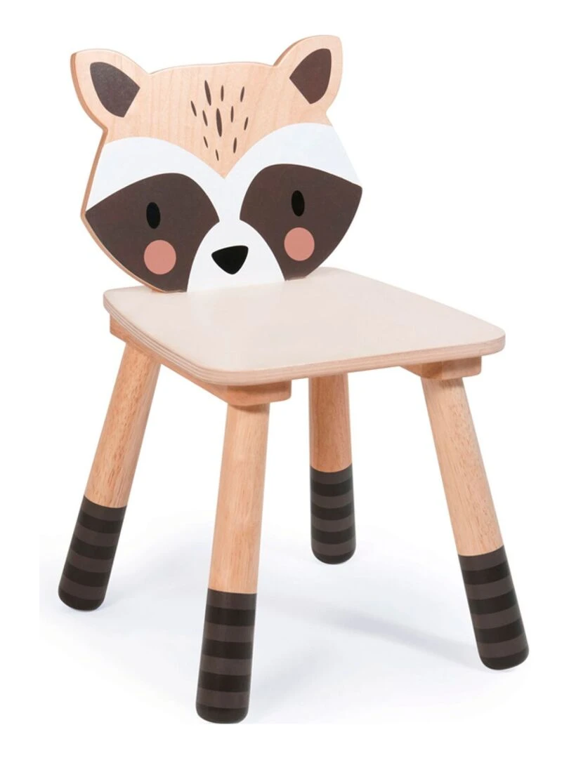 Chaise enfant Raton laveur Noir