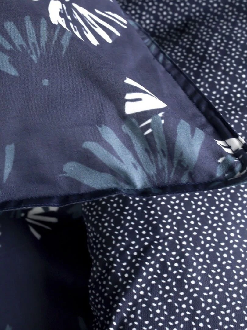 Housse de couette Sunshine Kuro + taie(s) 100% coton 57 fils Bleu