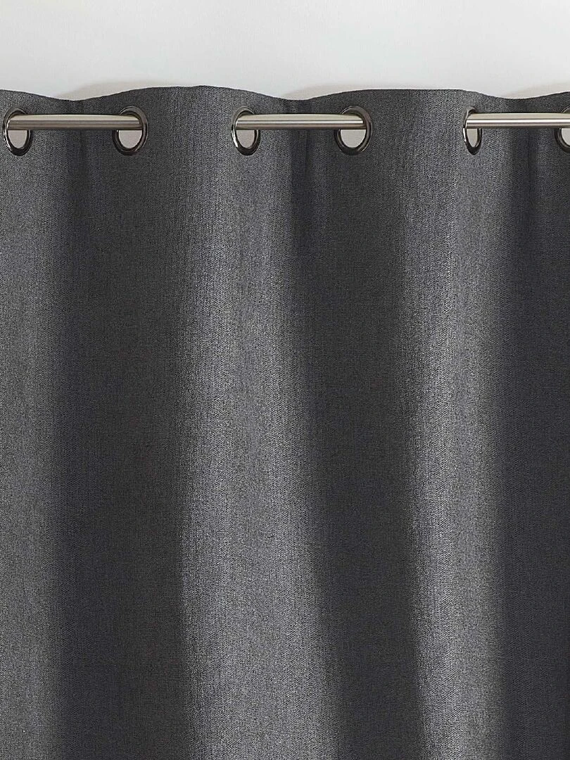 Rideau semi occultant phonique thermique KONFOR   gris anthracite