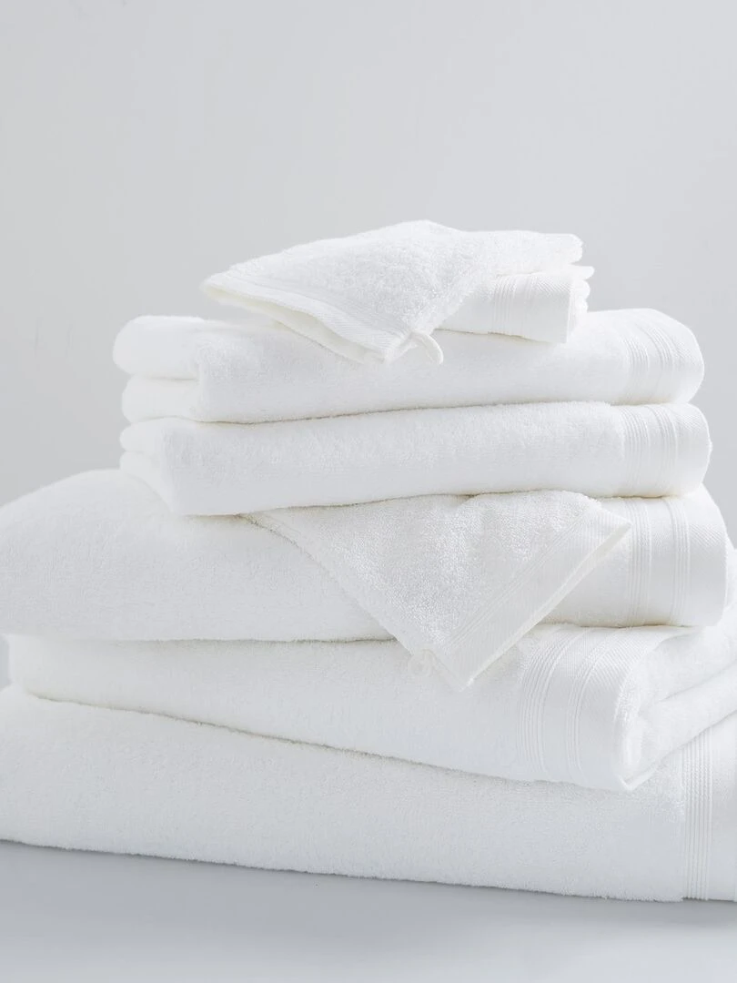 Drap De Bain Uni et Coloré Ecru