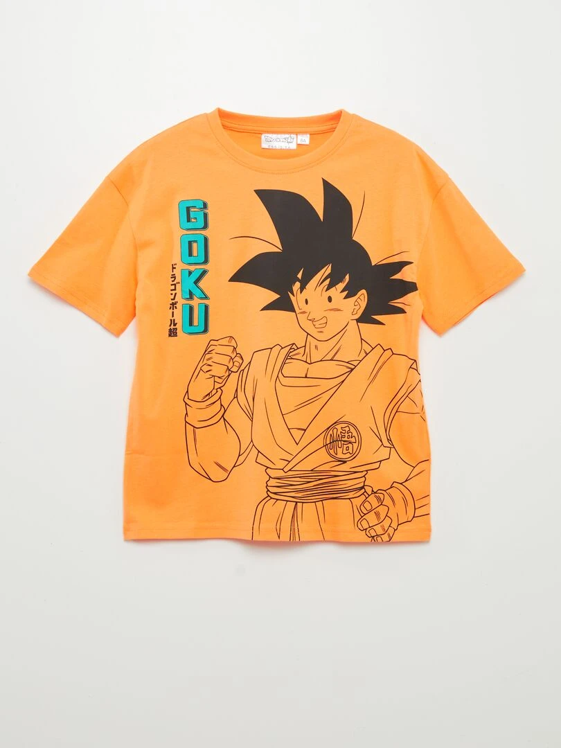 T shirt 'Dragon Ball Z' manches courtes Orange