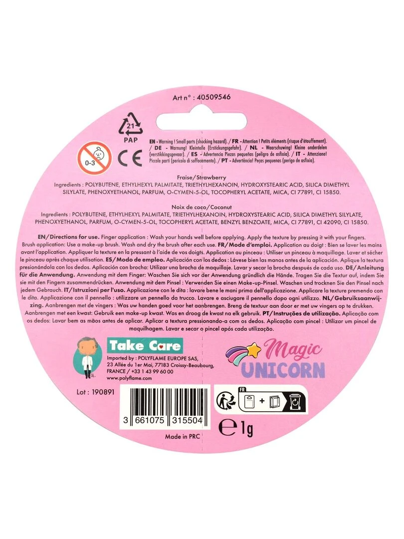 Girl Power   Baume à Lèvres   Lot 2 pièces   N/A