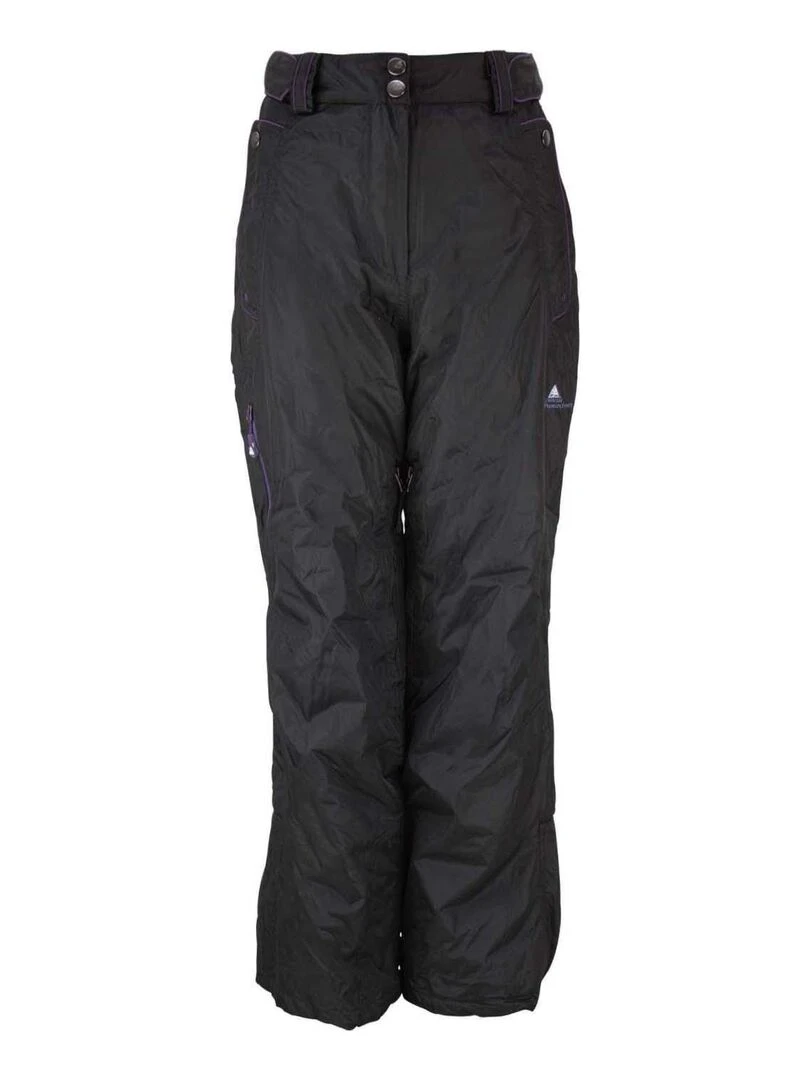 Pantalon de ski fille GACIO PEAK MOUNTAIN Noir Noir