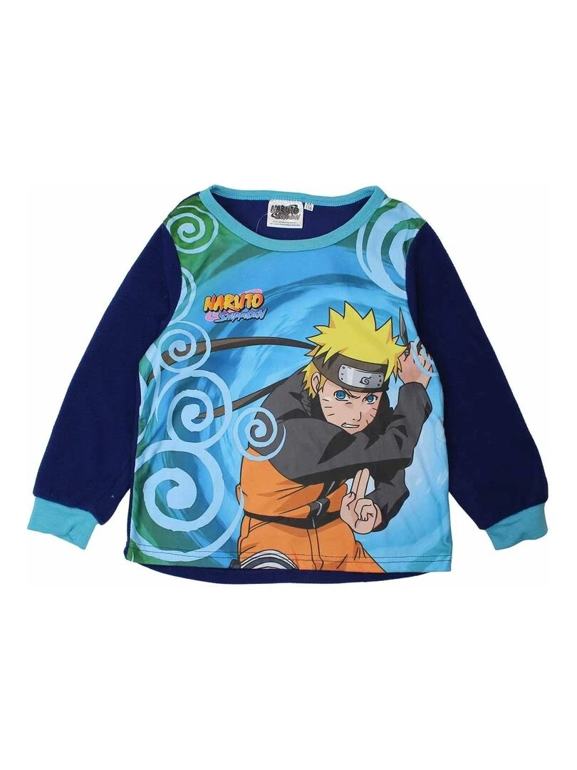 Disney Pyjama garçon imprimé Naruto en coton Bleu marine