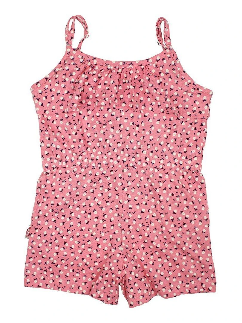 Lee Cooper Combishort fille imprimé Lee Cooper en coton Rose