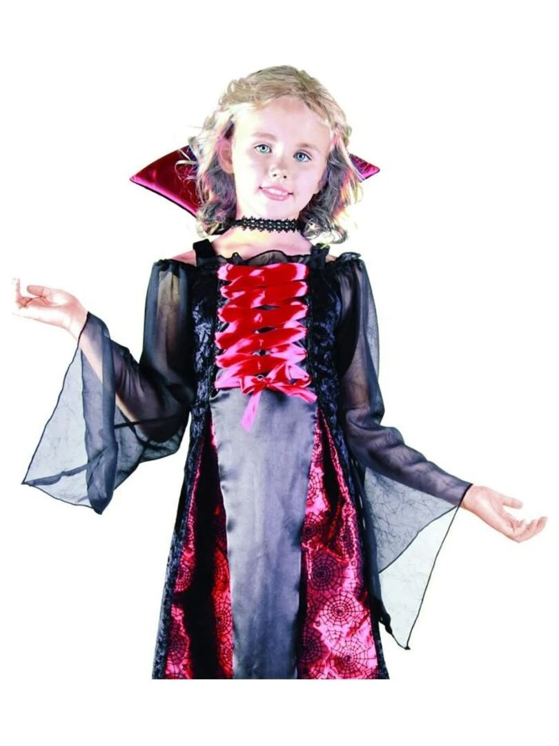 Déguisement Vampire Chauve souris Halloween fille enfant Noir Noir