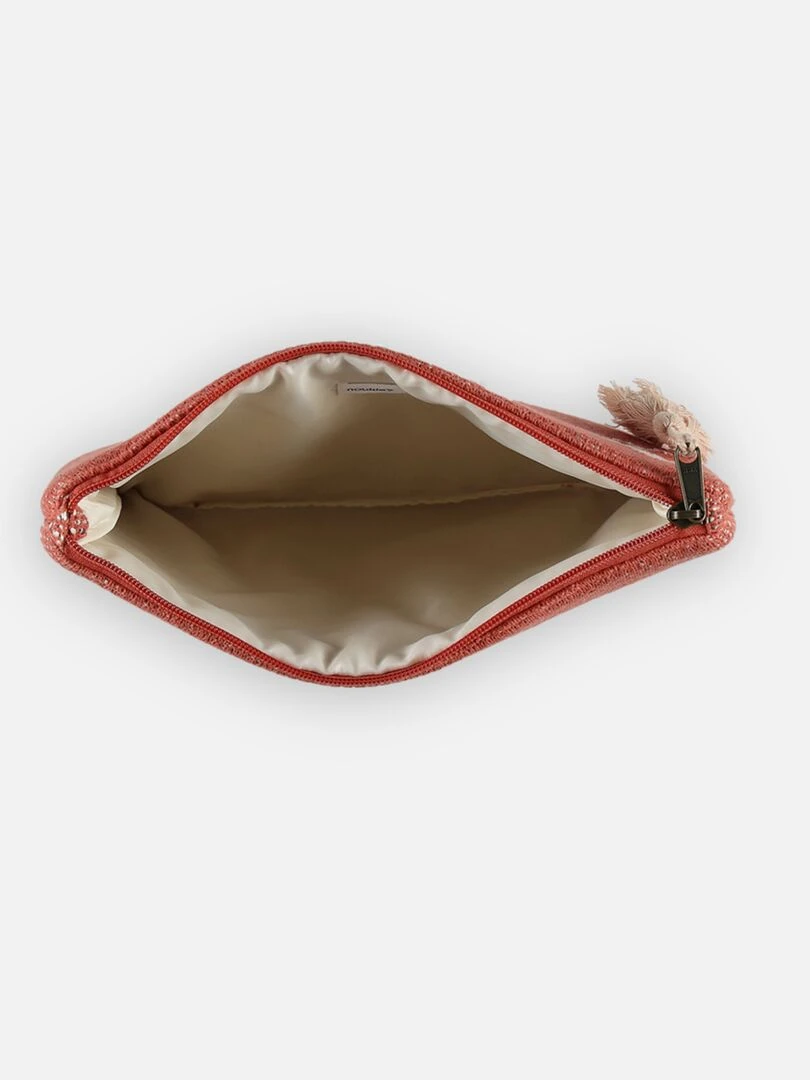 Pochette en jacquard Moris&Sacha (Coton 100% Organique)   Orange