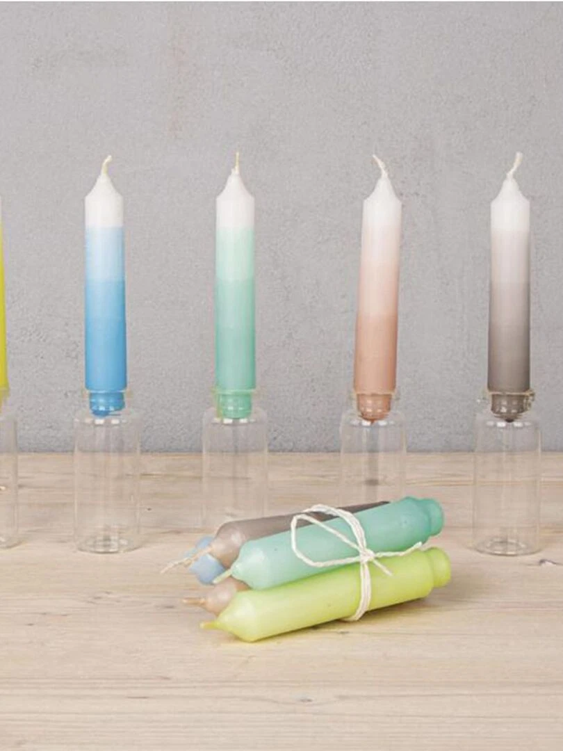 Kit bougie chandelle DIY tons froids   N/A