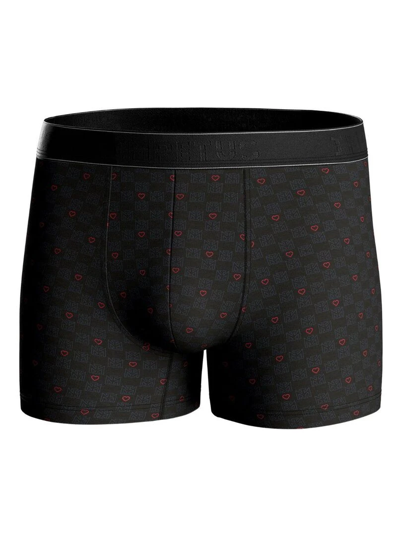 Lot de 2 boxers Heartbeat   Noir