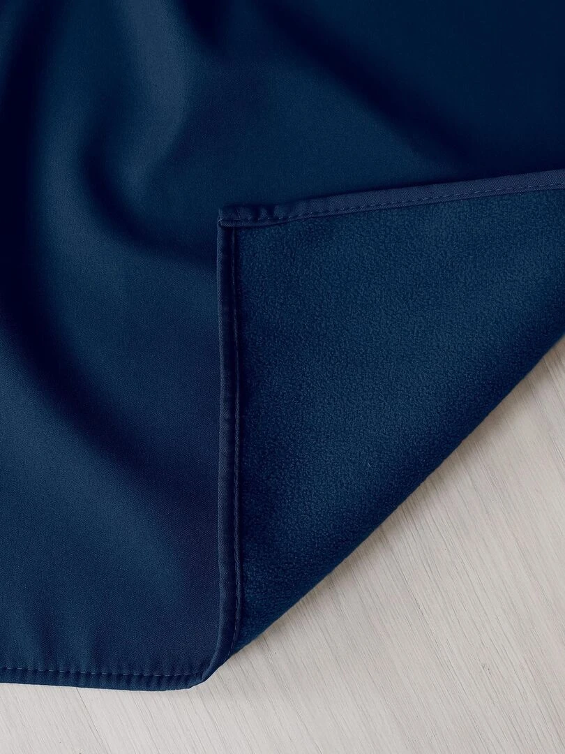 Rideau uni isolant et thermique   Bleu marine