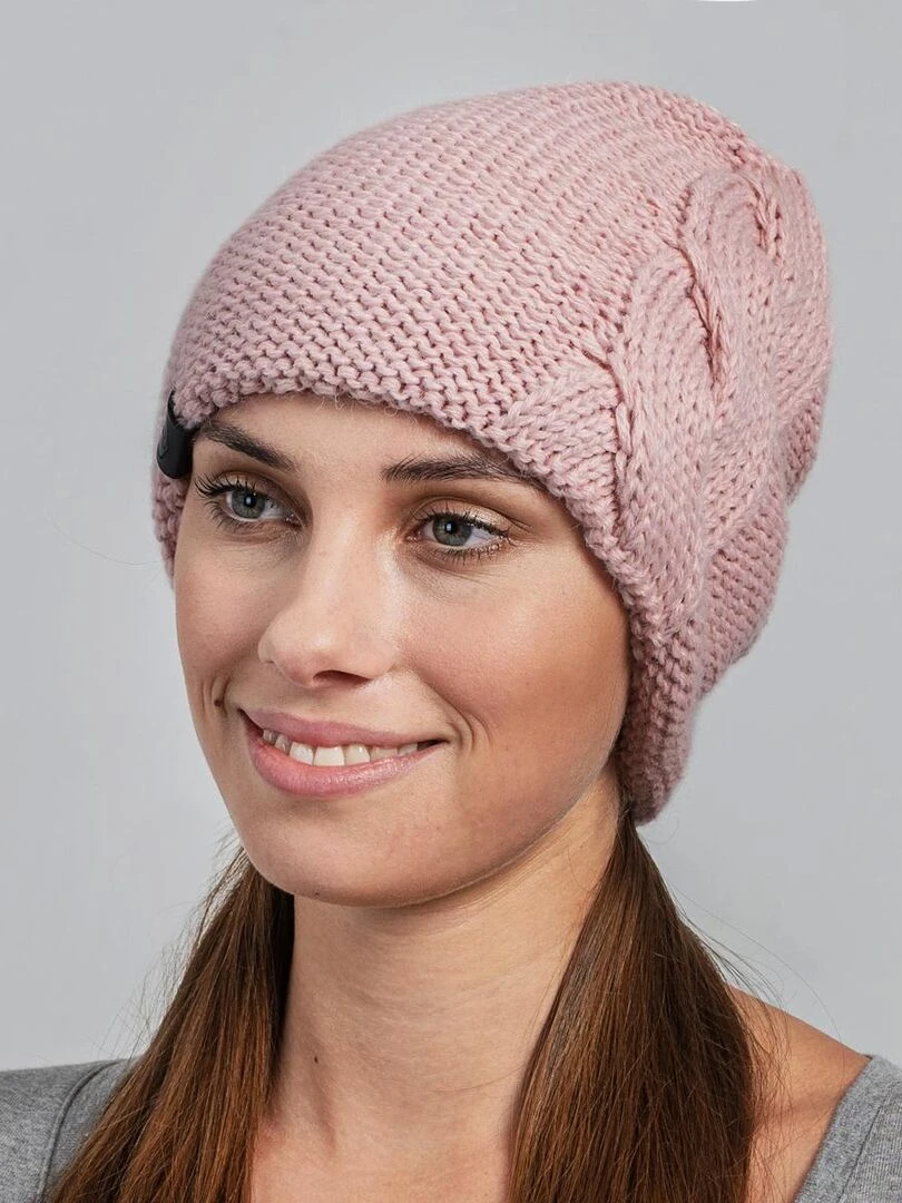 Bonnet Moyna Made in UE Rose