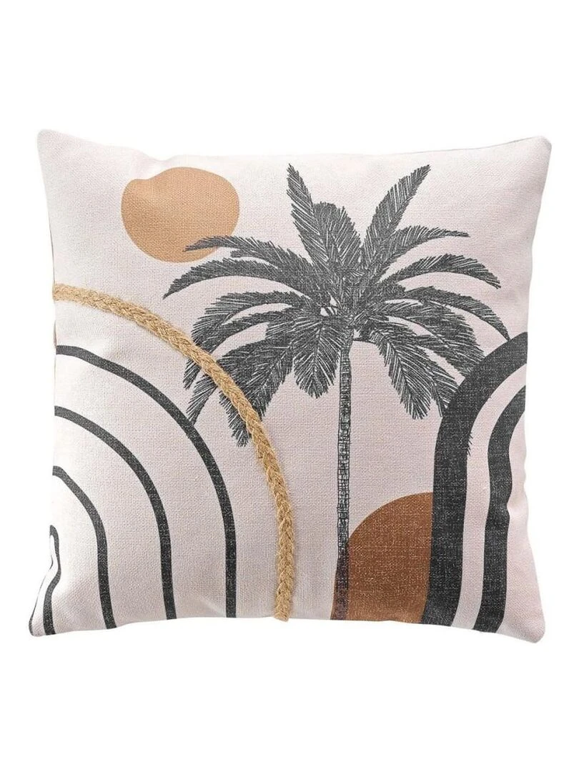 Coussin déhoussable 45x45 cm Cocotis Beige