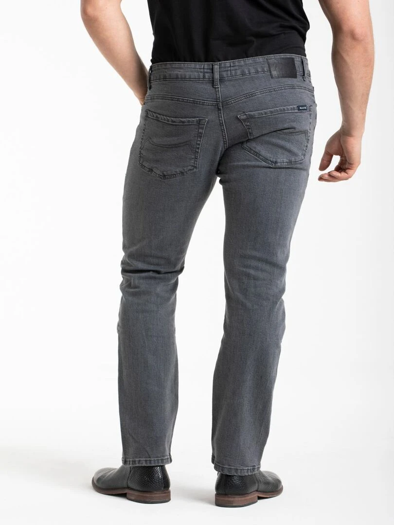 Jeans de travail coupe droite confort denim stretch gris WORK11 'Rica Lewis'   Gris