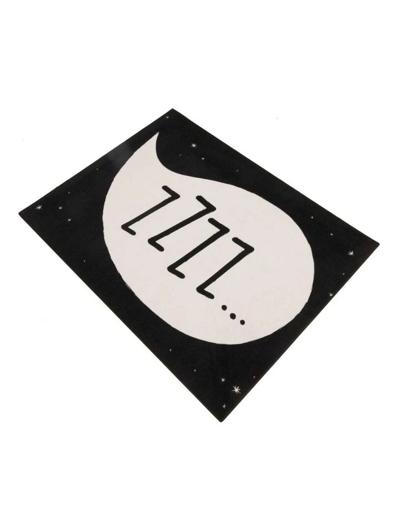 Tapis enfant SLEEP TIGHT MD Noir 95x125 Fait en Europe en nylon   Noir