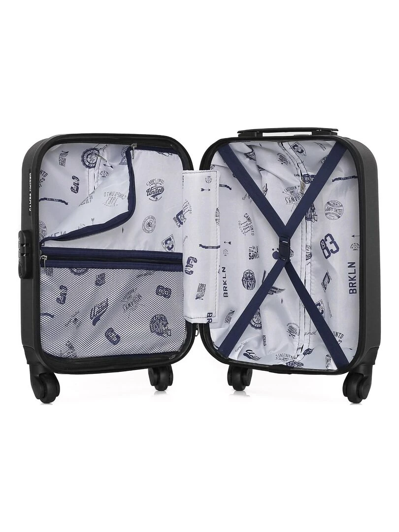 CAMPS UNITED   VALISE CABINE XXS BERKELEY 4 ROUES 46 CM   Gris foncé
