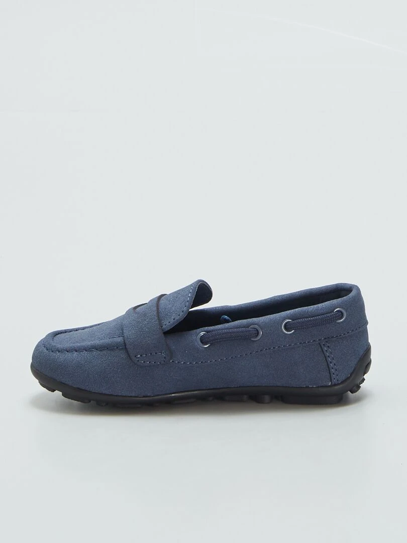 Mocassins façon bateau   Bleu