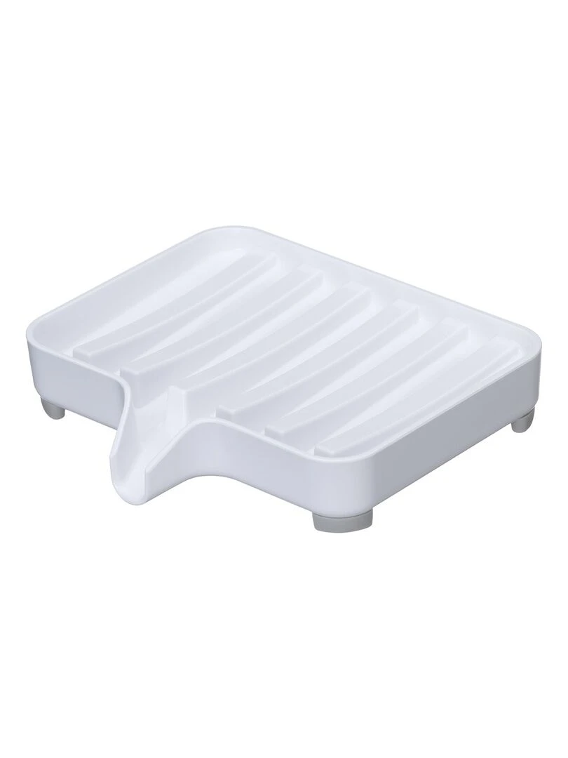 Porte Savon Avec Bec Verseur Blanc L11 Cm Blanc