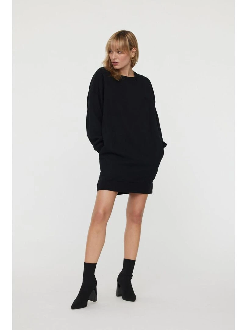 Lee Cooper Robe manches longues coton LAILOU Noir