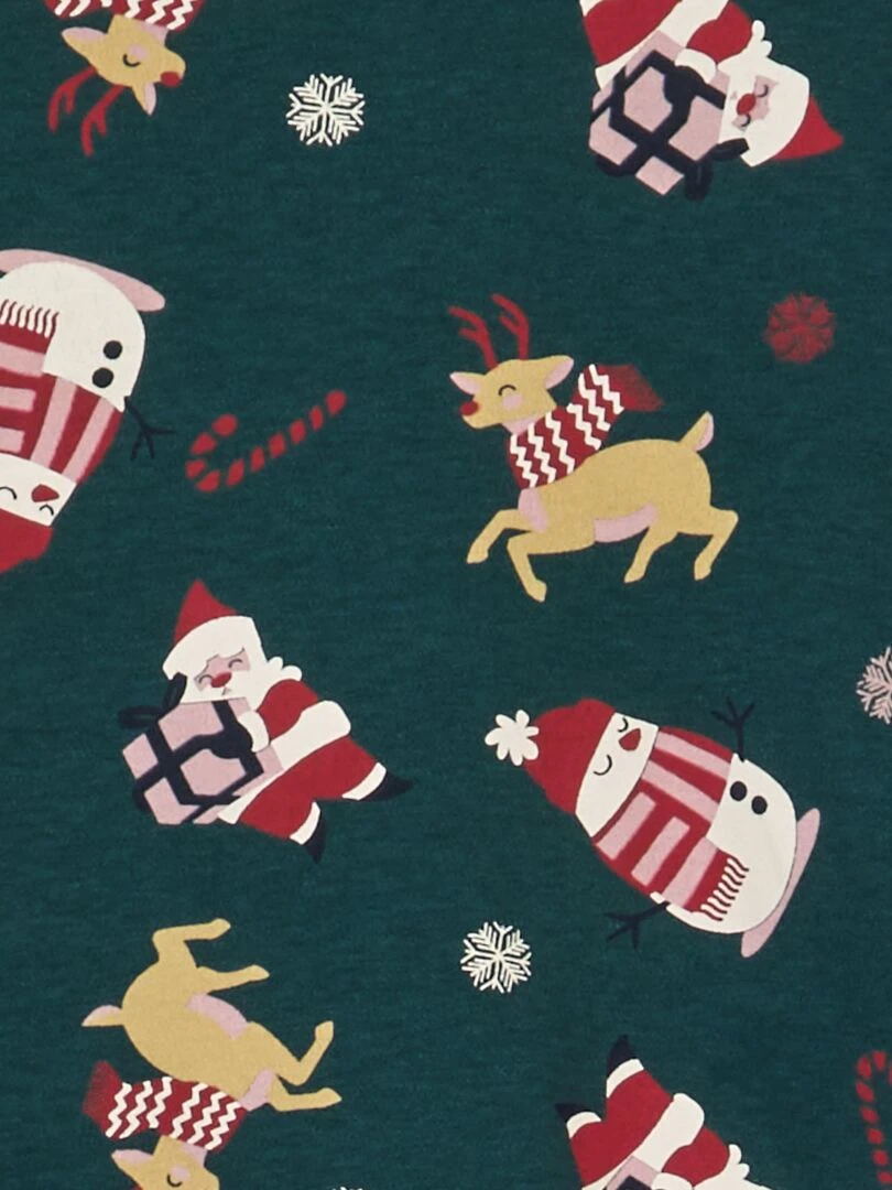 Pyjama de Noël 2 pièces Vert