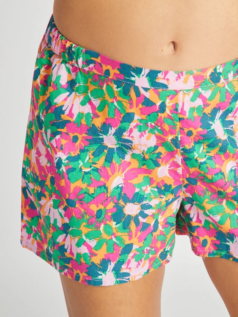 Ensemble de pyjama imprimé   Orange