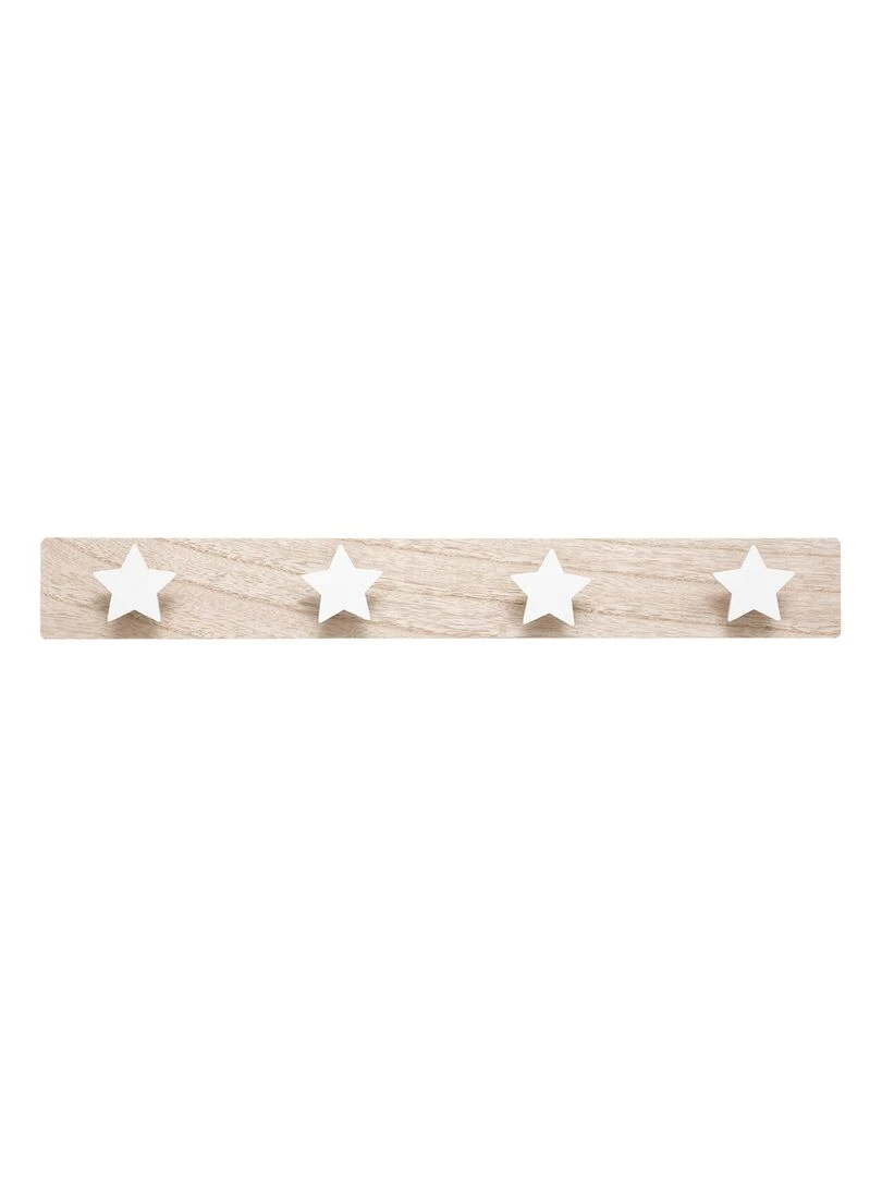 Patère formes étoiles X4 Beige