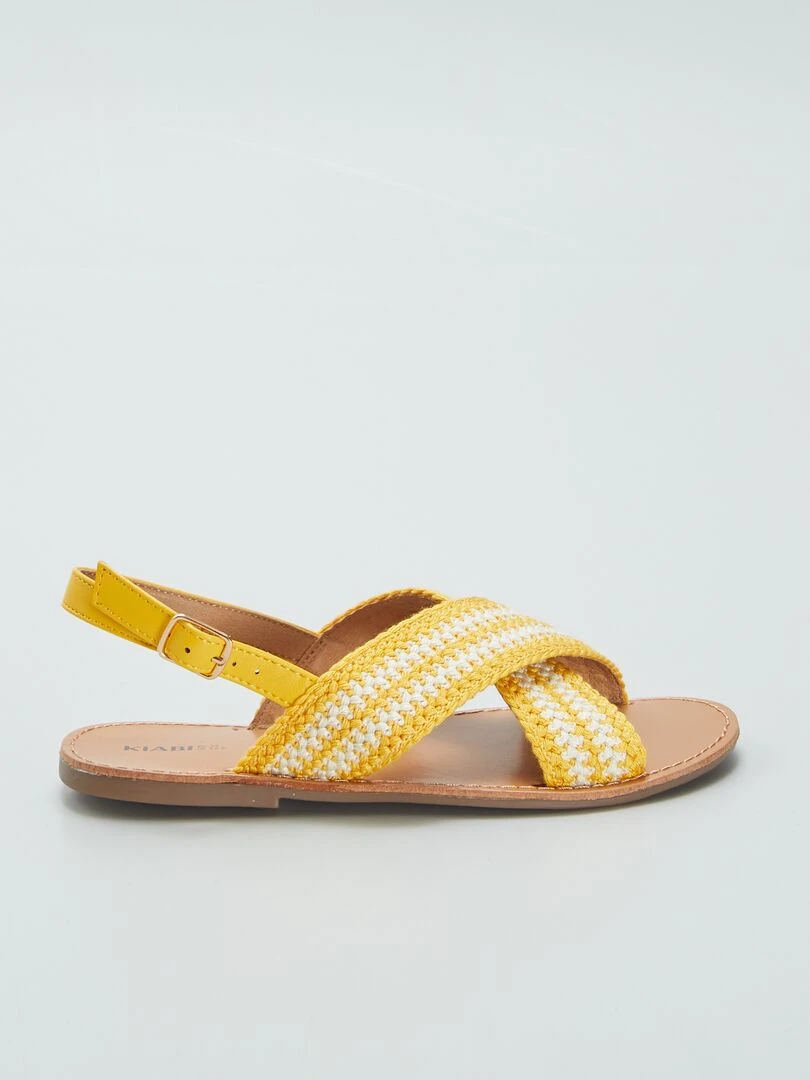 Robe côtelée avec large col brodé   Vert