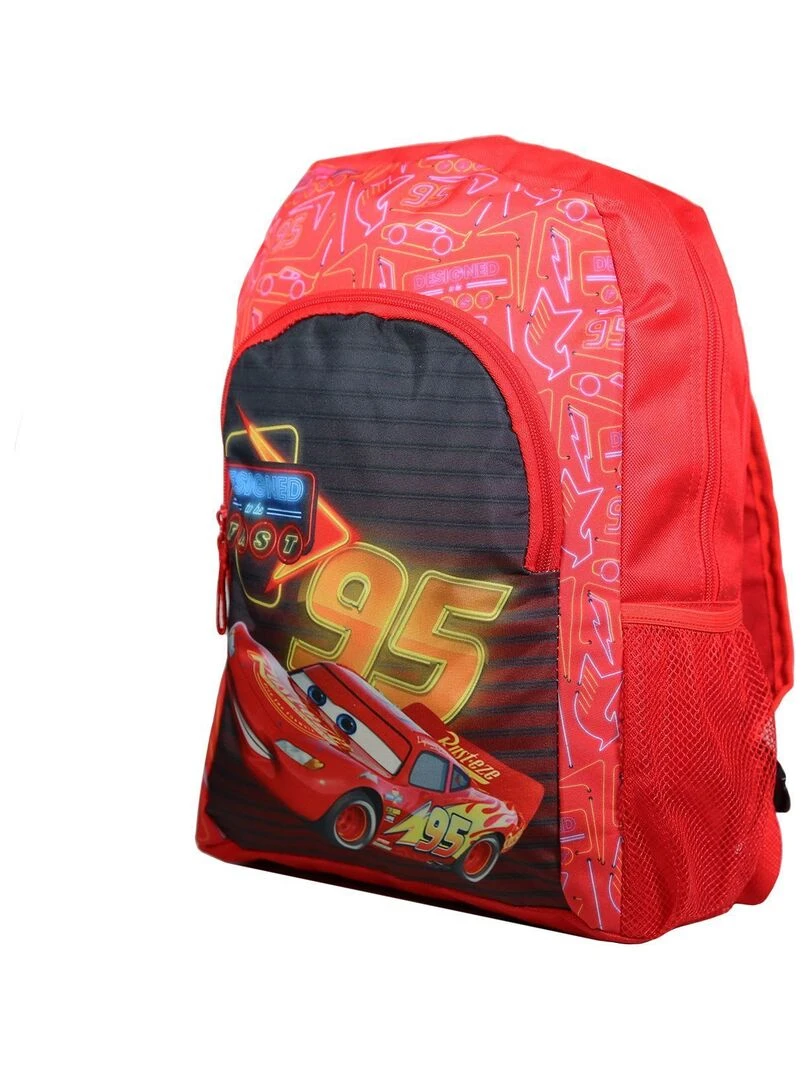 BAGTROTTER Sac à dos 37 cm avec poche Disney Cars Rouge Rouge