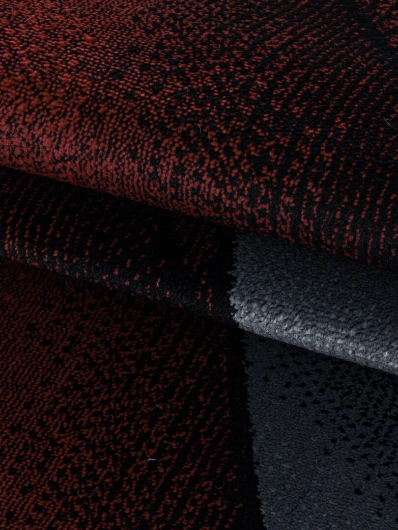 Tapis salon LISIVE OEKO TEX® Rouge