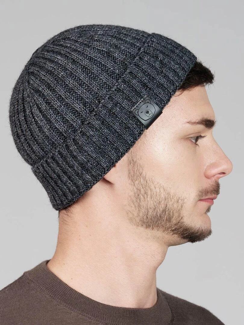 Bonnet court Dakota Made in UE gris anthracite