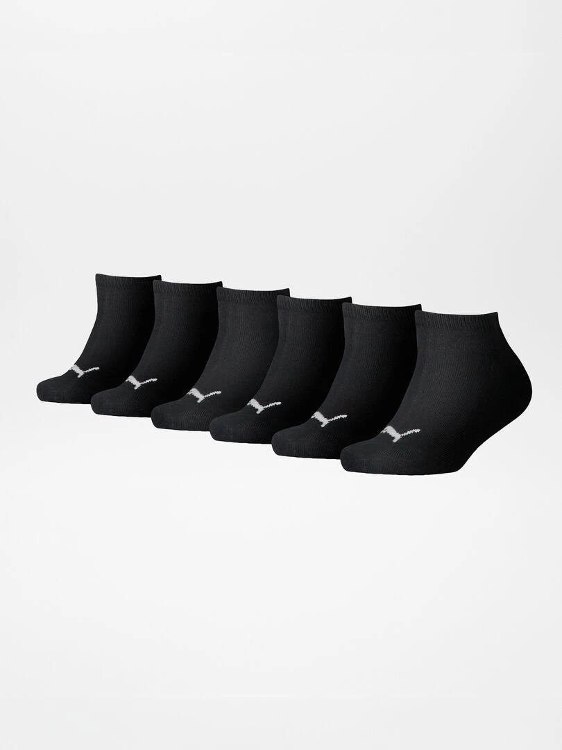 Lot de 6 paires de chaussettes 'Puma' Noir