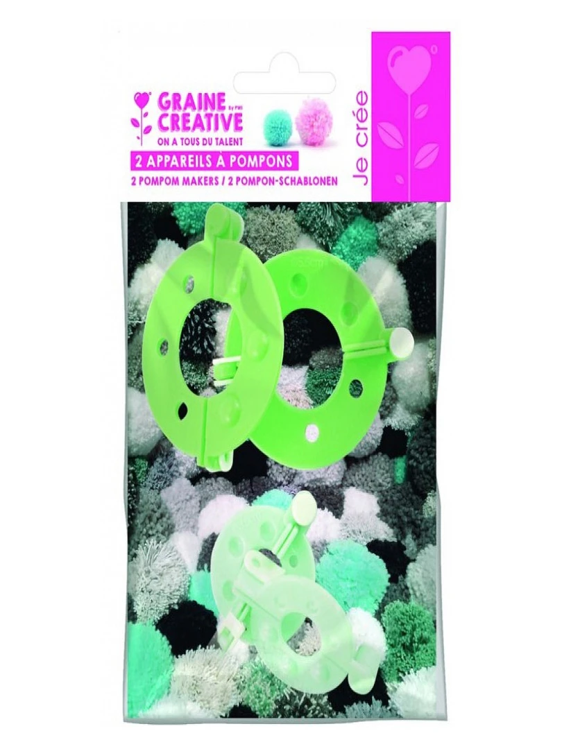 2 Appareils A Pompons 35 Et 55 Mm N/A