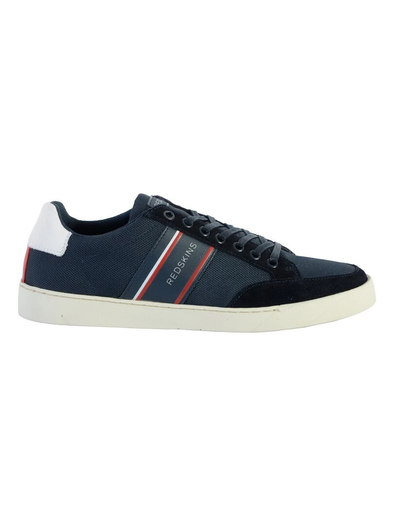 Basket Cuir Redskins Ardol Bleu