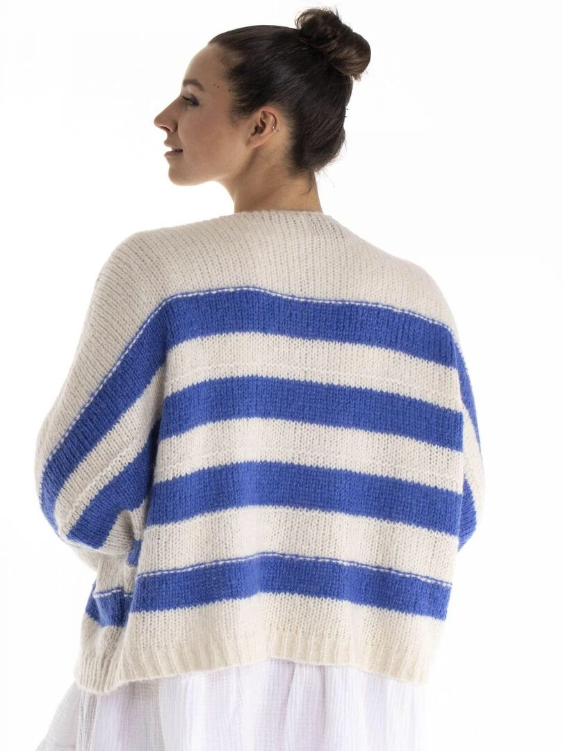 Gilet  PARK   Gérard Pasquier   Bleu roi