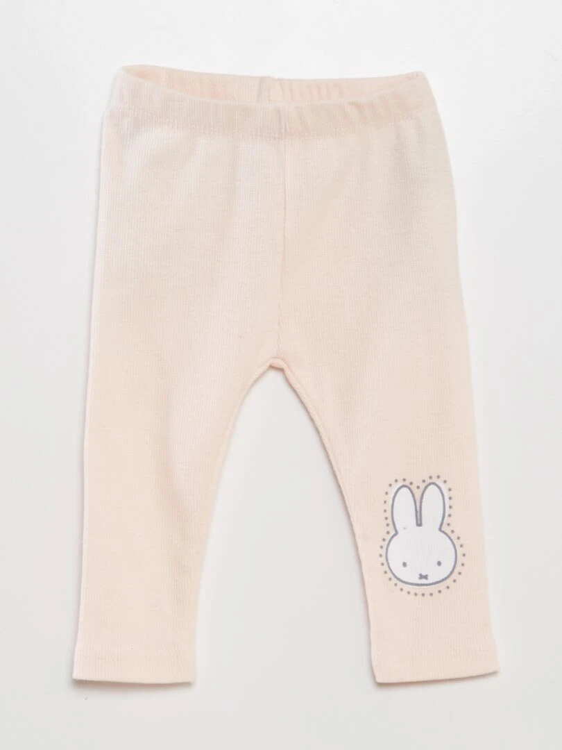 Ensemble sweat 'lapin' + legging 2 pièces Rose