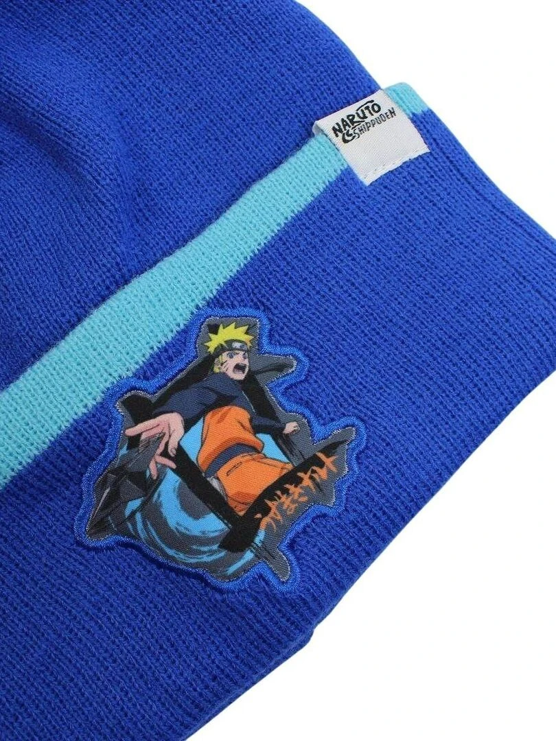 Disney   Bonnet garçon imprimé Naruto   Bleu