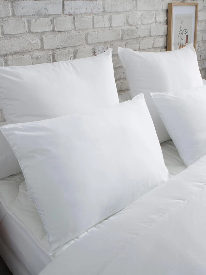 DUNLOPILLO Oreiller Respirant Moelleux Blanc