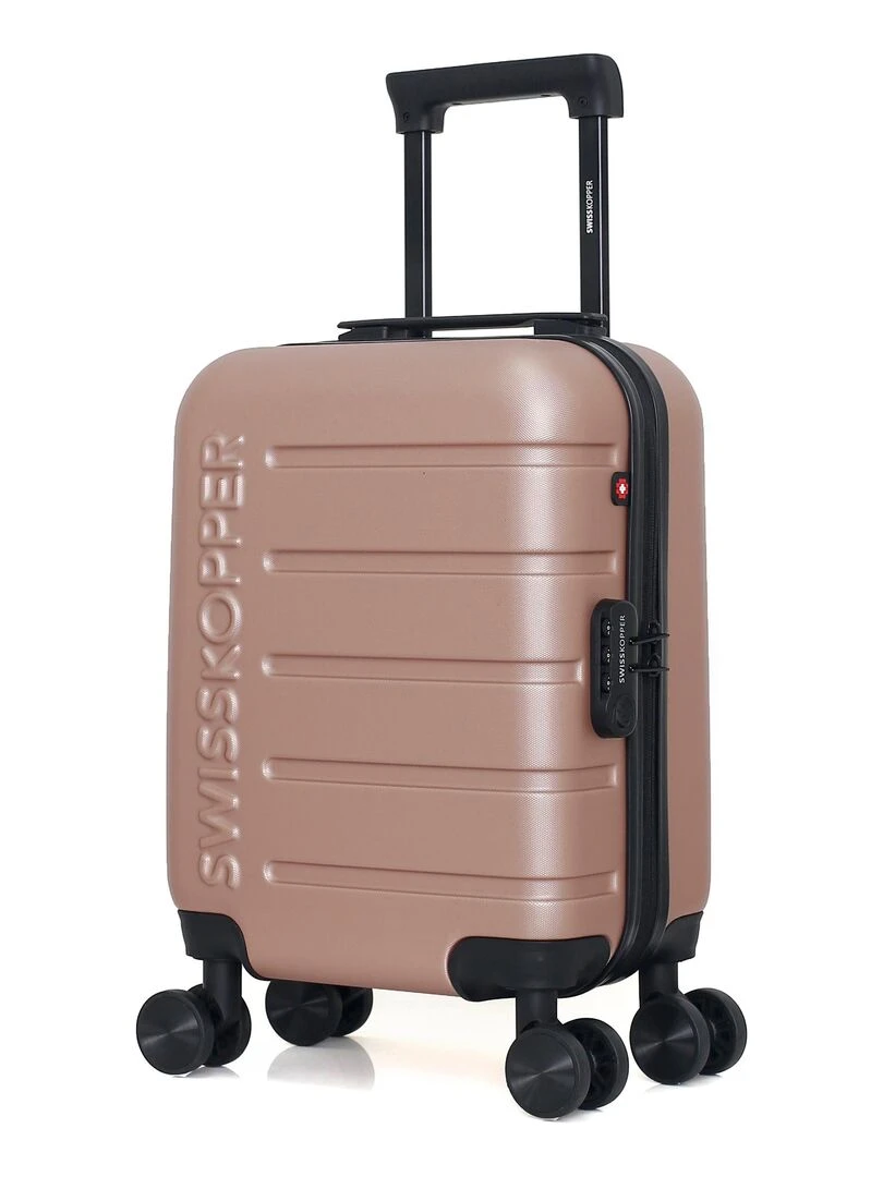 SWISS KOPPER VALISE CABINE XS AIGLE 4 ROUES 46 CM Rose