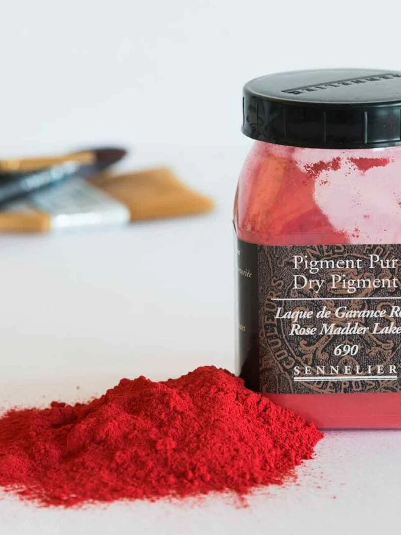 Pigment pour création de peinture pot 40 g Laque de Garance rose N/A