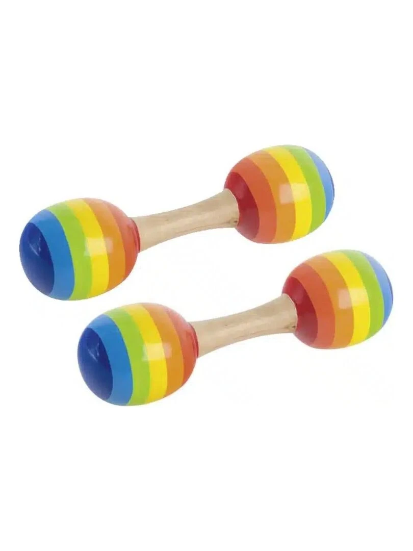 Doubles Maracas Multicolore