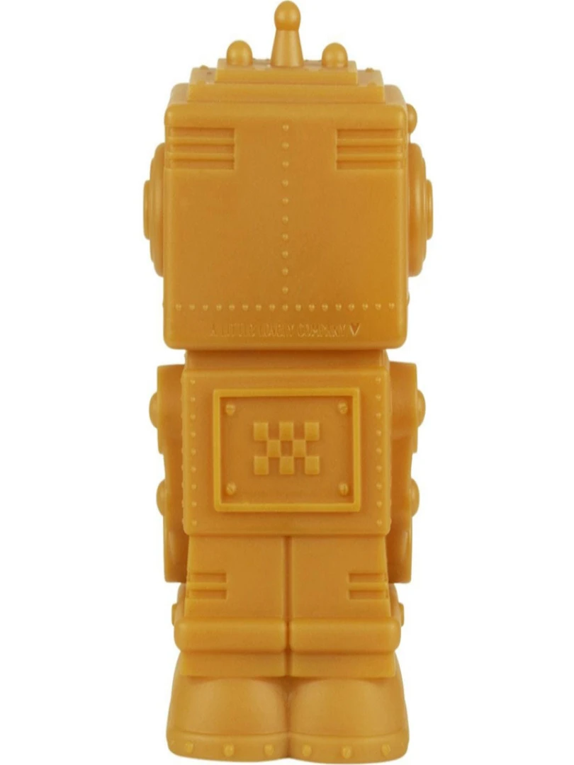 Petite Veilleuse Robot Jaune Doré (13 Cm)   Jaune