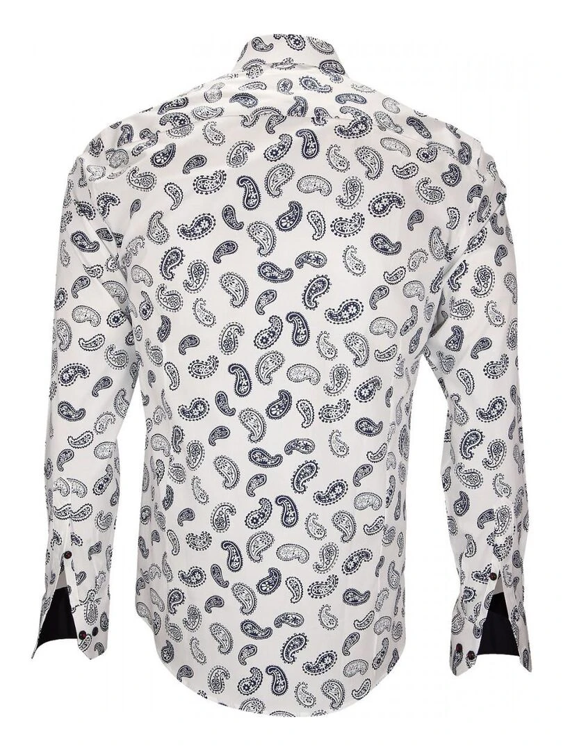 Chemise à motifs SAN SEVERO Blanc