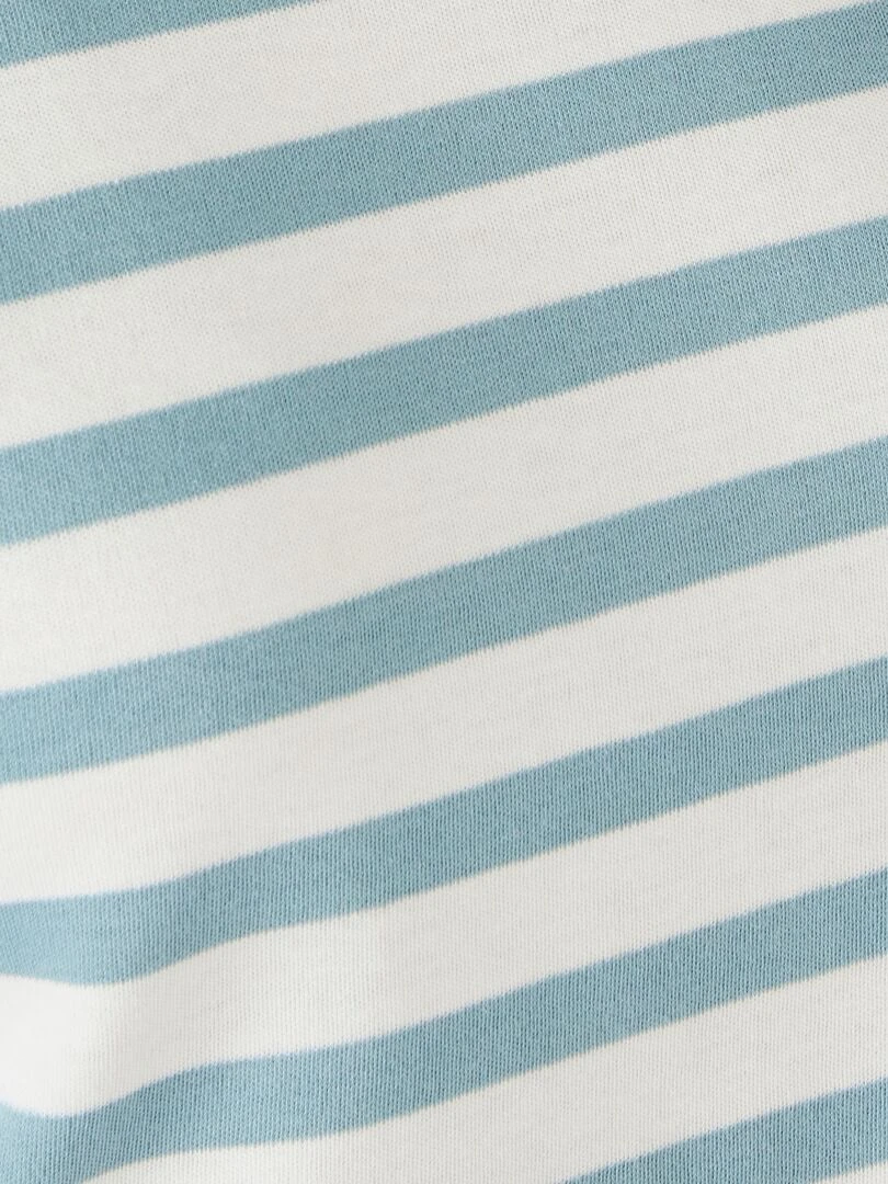 Tee shirt rayé coton modal  manches 3/4   Happy D. by Damart   Bleu