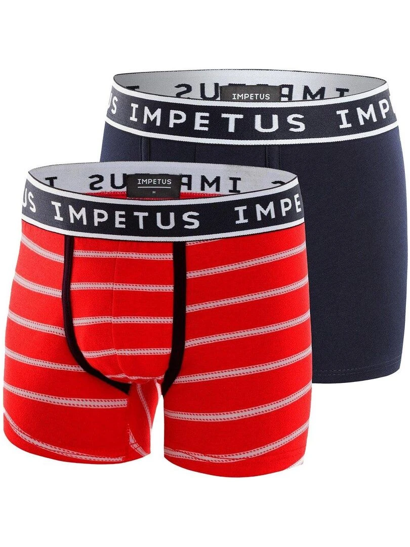 Pack de 2 boxers en coton Multicolore