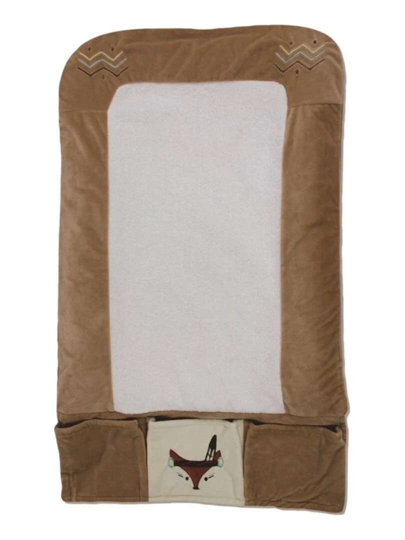 Matelas à Langer + Housse "INDIEN" LES CHATOUNETS Taupe