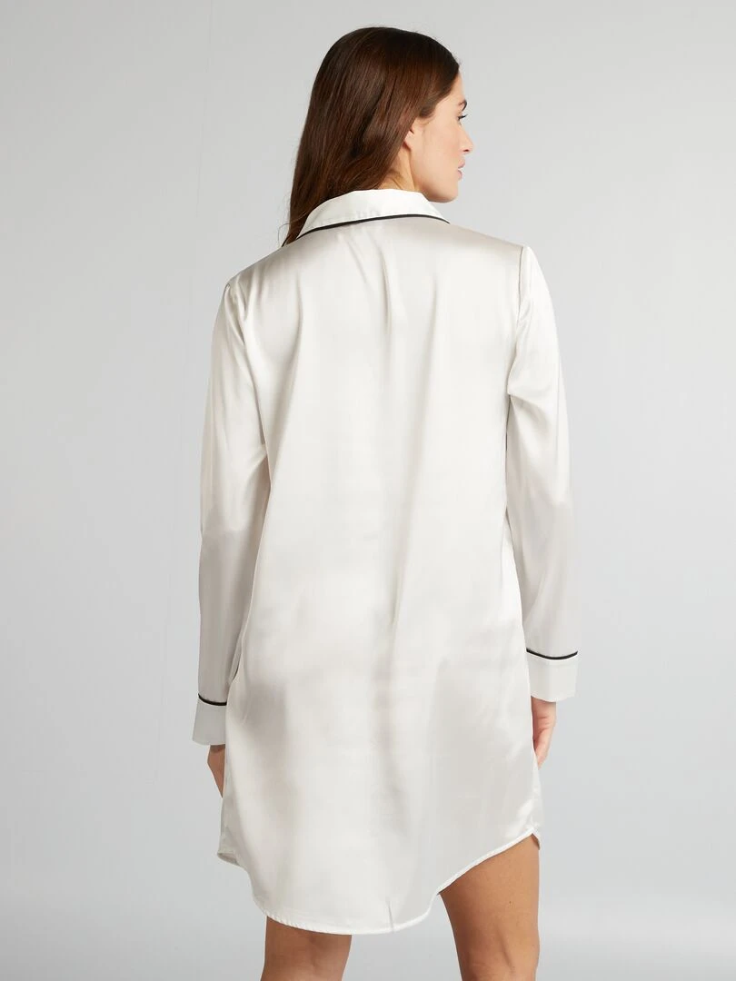 Chemise de nuit blanc