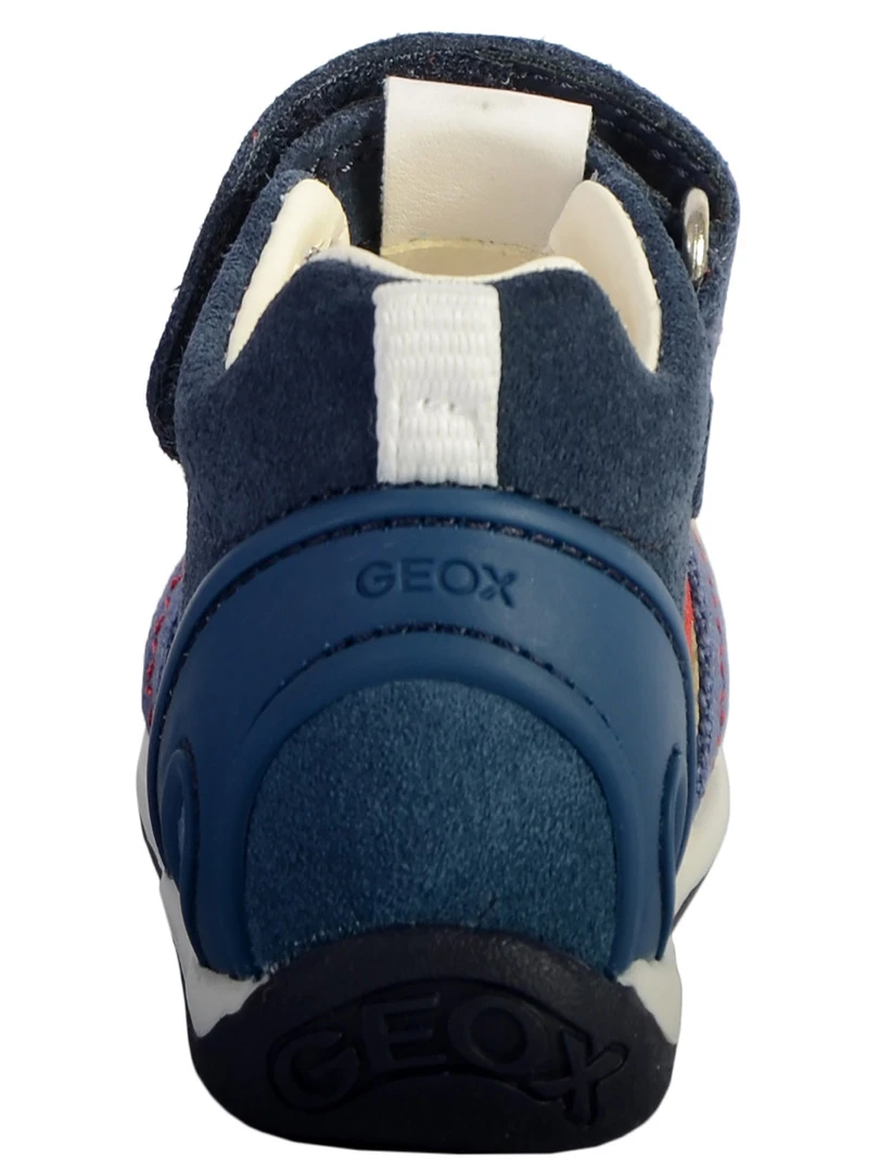 Sandales Cuir Enfant Geox Each   Bleu