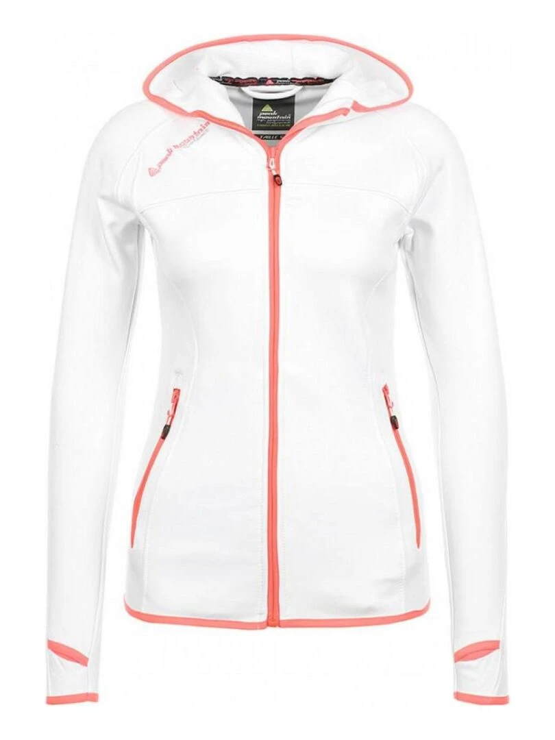 Blouson polarshell femme ACAMPUS Blanc
