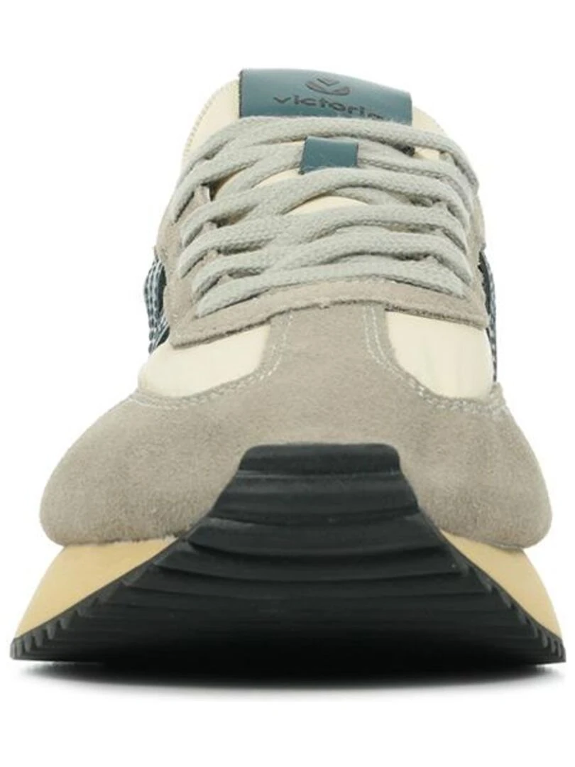 Baskets Victoria Cosmos Retro Nylon Serraje   Gris Beige Bleu