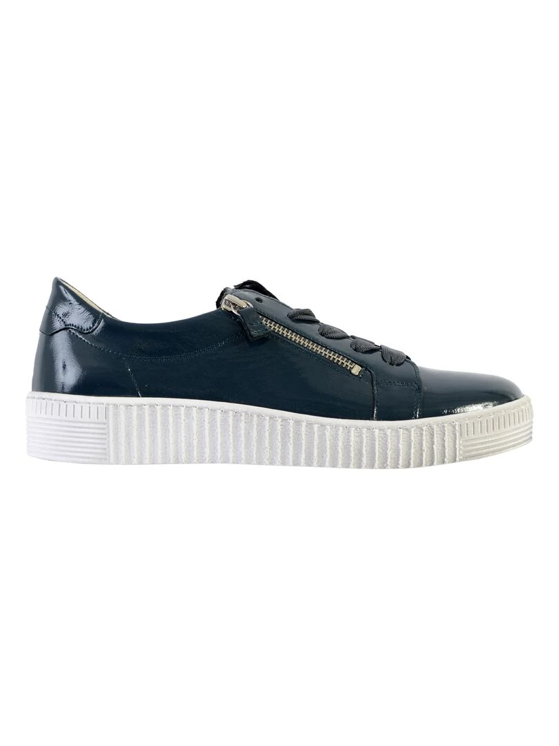 Basket Basse Cuir Gabor Topas Bleu marine