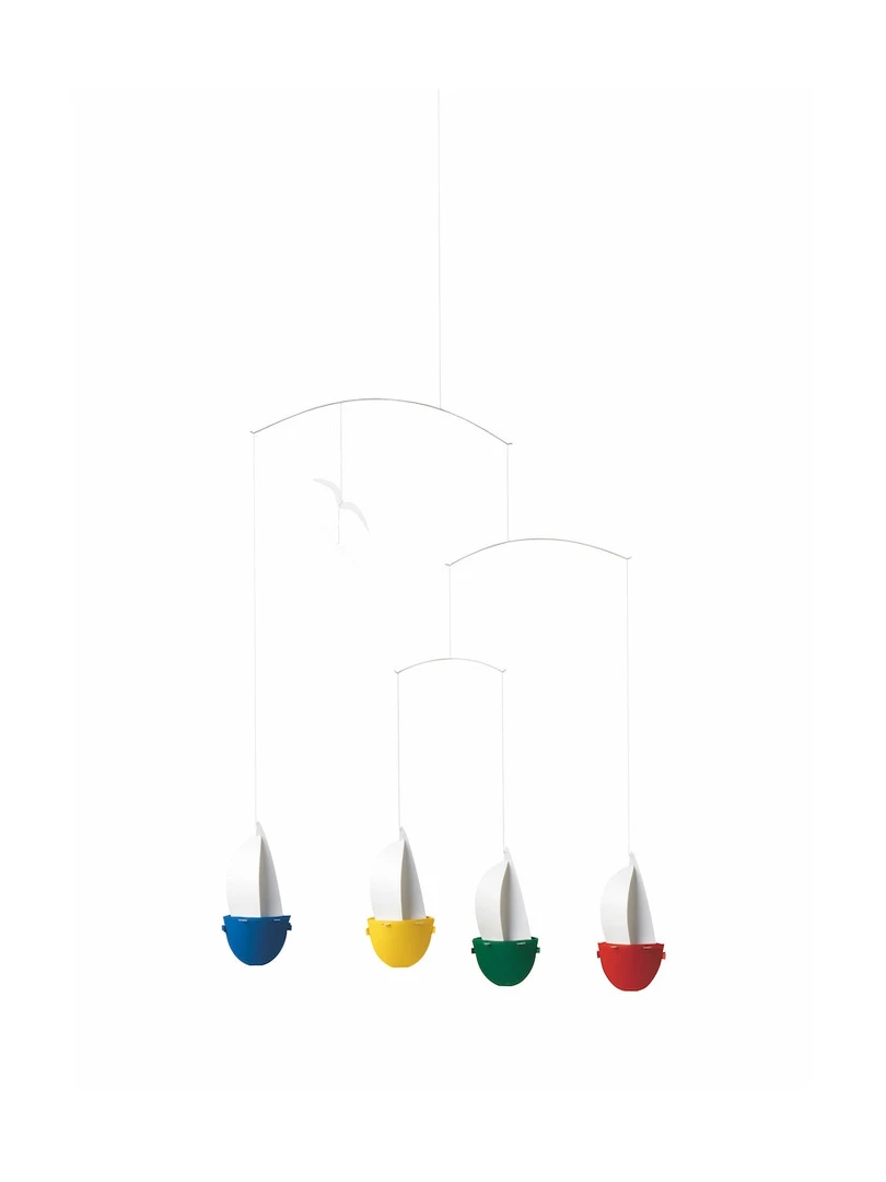 'flensted Mobiles' Bateau Sail Fun Jaune